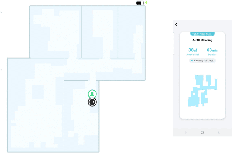 Die Wohnungskarte wird in der Yeedi App dargestellt